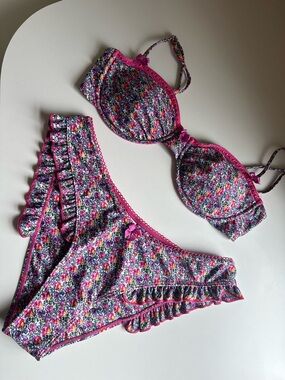 Strawberry Milk Mob Saint Tropez Bikini Set